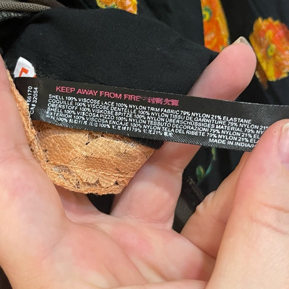 NWT FREE PEOPLE Intimately Printed Bodysuit - Picture 12 of 15